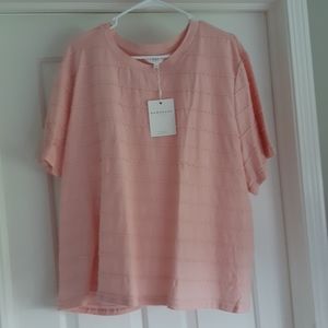2X Downeast scallop stripe tee